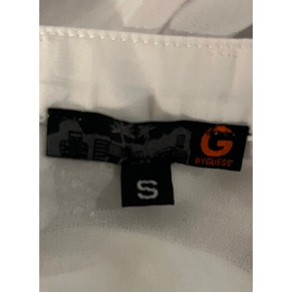 Guess Sexy Sheer Swim Cover Up 3/4 Sleeve Swimsuit Lace Up Embellished Size S - Picture 3 of 3